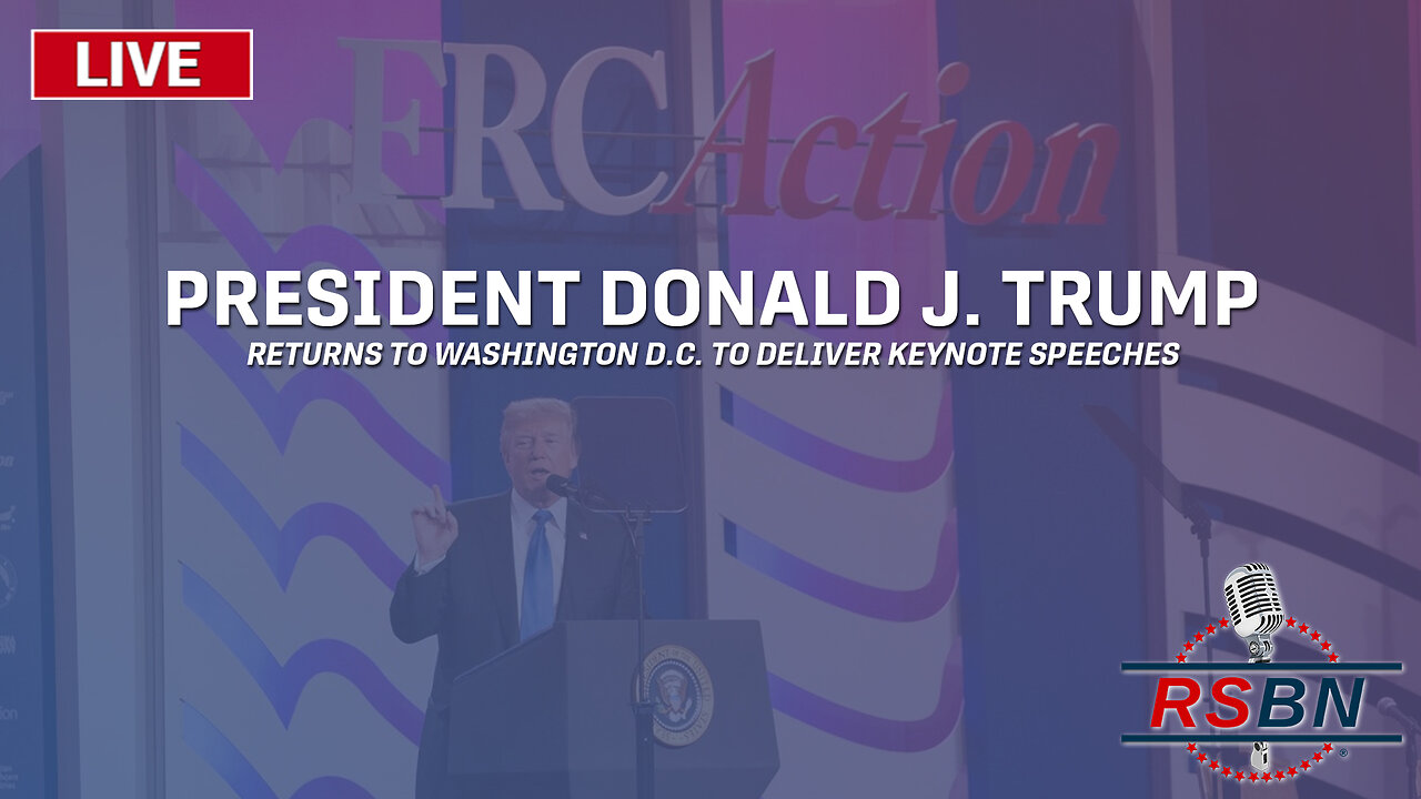 LIVE: President Donald J. Trump Returns to Washington DC to Deliver Keynote Speeches - 9/15/23