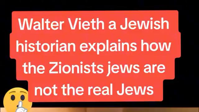 Jewish historian "The Zionist Jews aren't the real Jews" - Walter Vieth