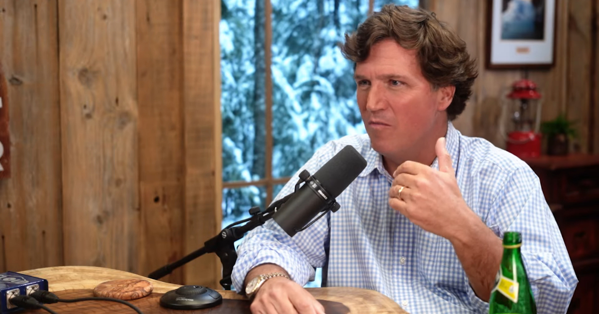 Watch: Tucker Carlson Says 2020 Election Was '100% Stolen'
