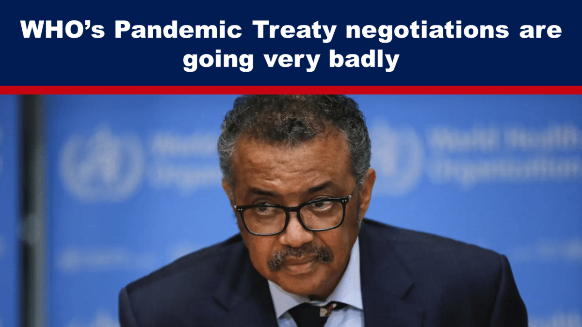 WHO’s Pandemic Treaty negotiations are going very badly – The Expose