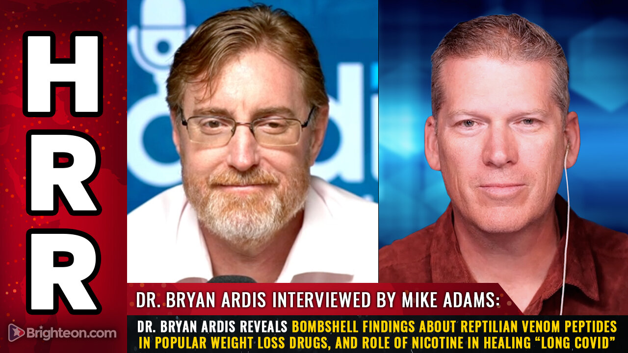 Dr. Bryan Ardis reveals BOMBSHELL findings about reptilian VENOM PEPTIDES...