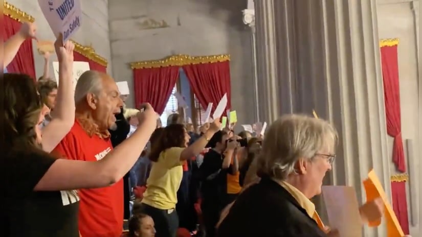 Chaos Erupts After Tennessee House Passes Bill That Will Allow Teachers To Carry Guns in Classrooms, Protestors Chant "Blood on Your Hands" | The Gateway Pundit | by Anthony Scott