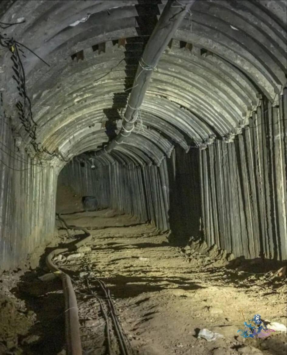 Israel Swords of Iron Ops - One of 50 highway-sized #tunnels...