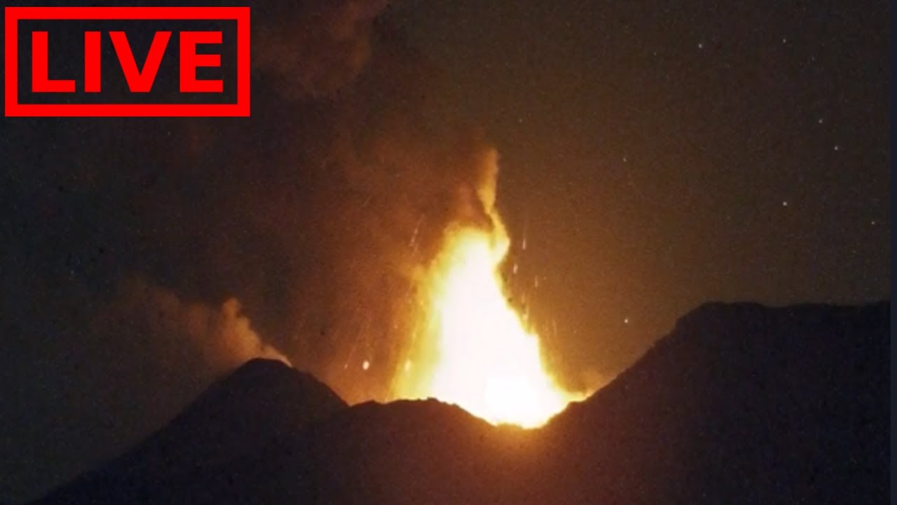 ? LIVE Spectacular Mount Etna Eruption in Sicily! - YouTube