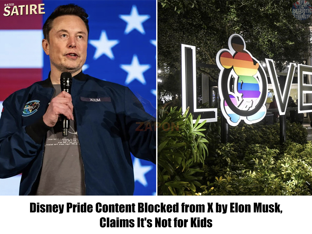 Braeking News: Elon Musk Blocks Disney’s Pride Content on X, Says ‘Woke’ Isn’t for Kids. – labubo.com