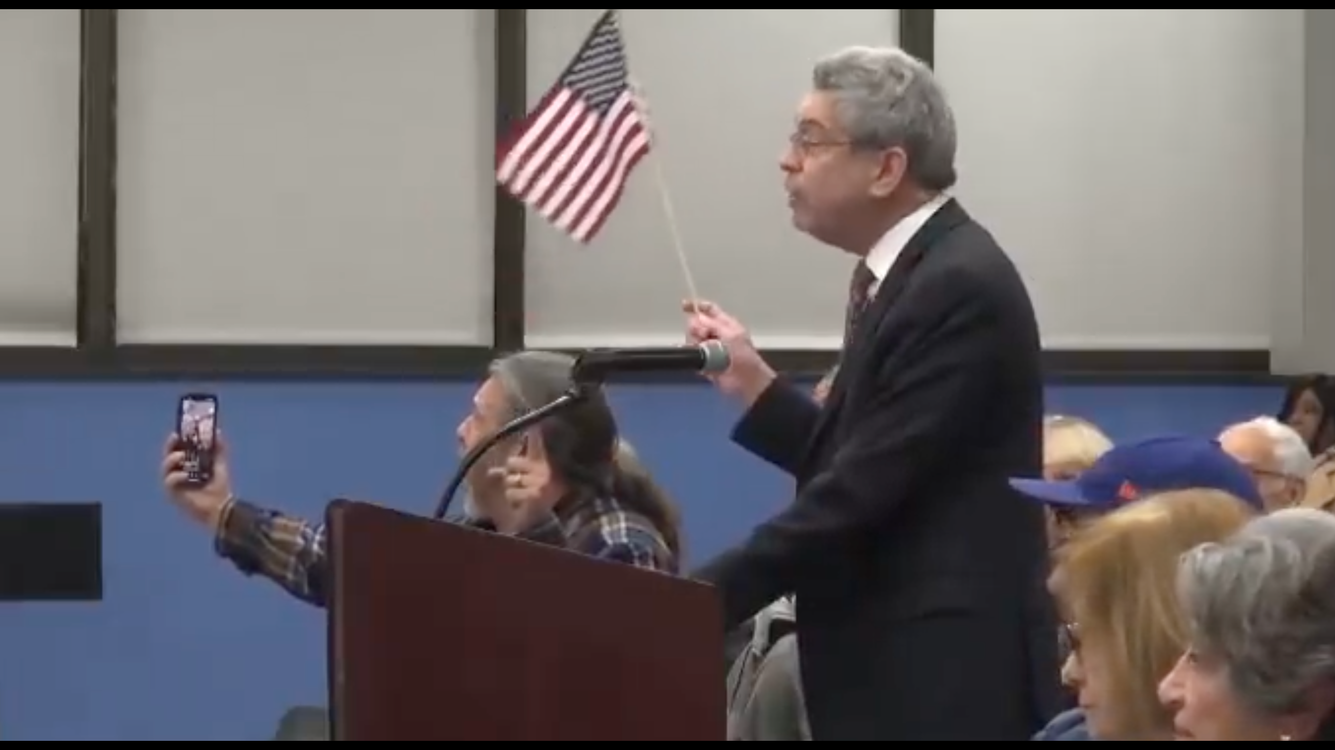 Watch: Town Council Kicks Man Out of Meeting After He Waves American Flag | The Gateway Pundit | by C. Douglas Golden, The Western Journal